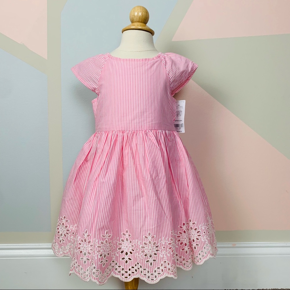 Carter’s seersucker eyelet dress